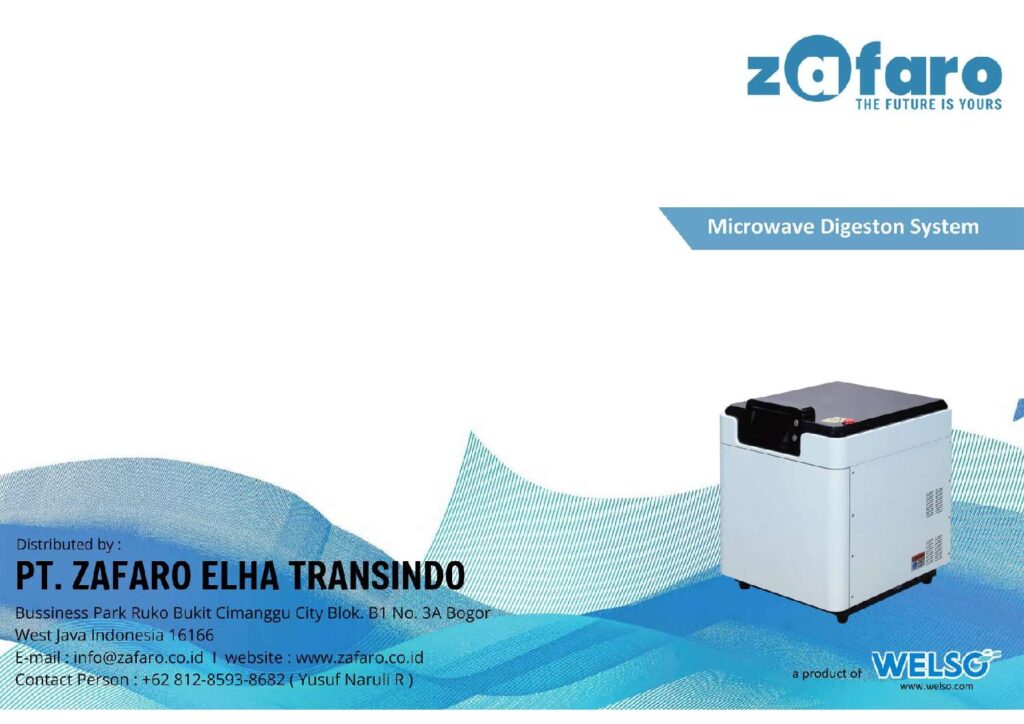 thumbnail of Microwave digestion system – PT. ZAFARO