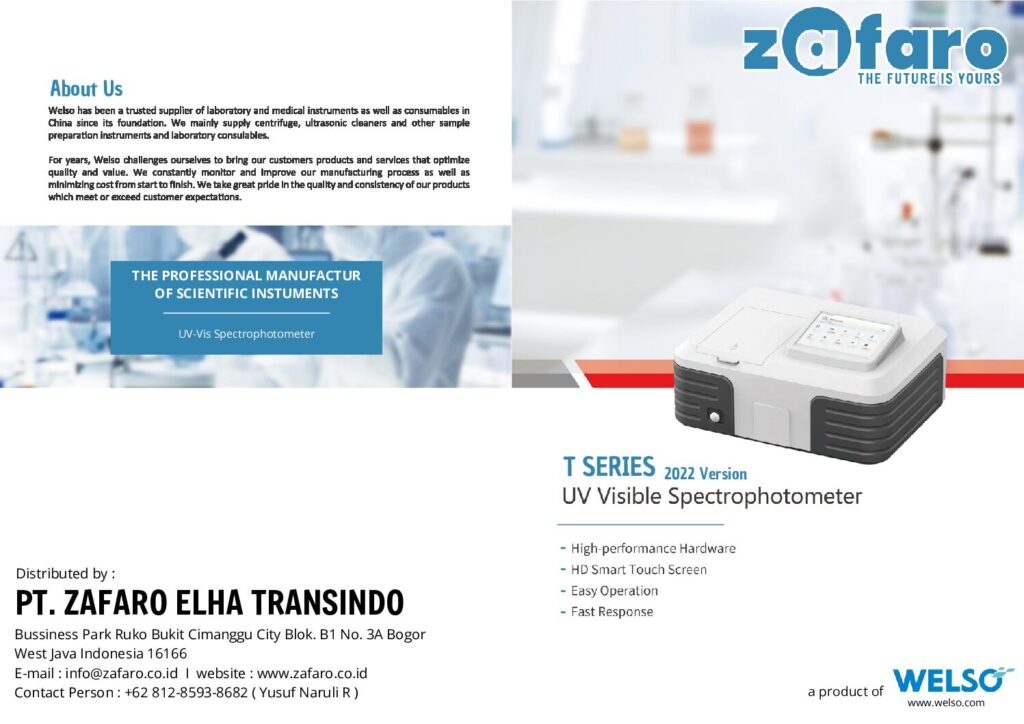thumbnail of Touch screen spectrophotometer – PT. ZAFARO